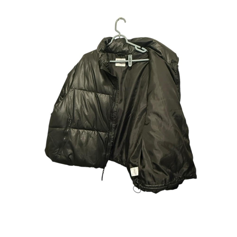 Old nevy men black Puffer Jacket in excellent condition - Picture 7 of 8